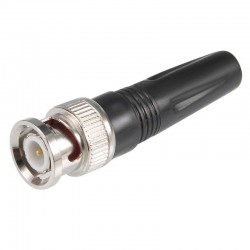 BNC-102 Βύσμα BNC αρσενικό ίσιο με βίδα